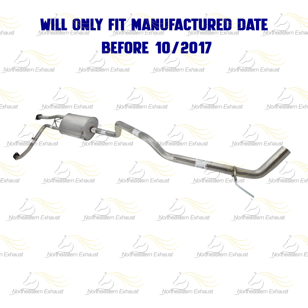 2012-2017 Nissan NV1500 4.0L and 2012-2017 Nissan NV2500 4.0L Direct Fit Front Pipe Muffler TailPipe Kit