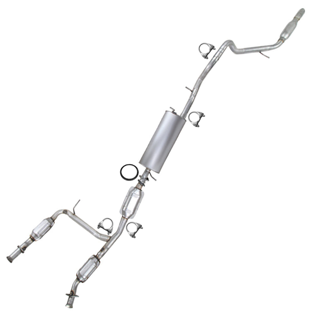 2003 Lincoln Aviator 4.6L Complete Exhaust System Kit with Catalytic