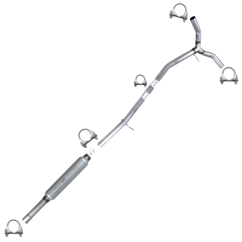2011 Ford Explorer 3.5L Exhaust Resonator and Y Pipe