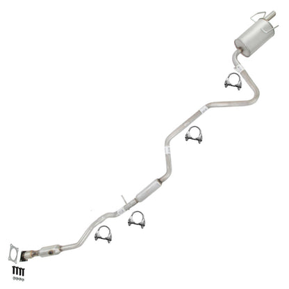 2014 Dodge Journey 2.4L Catalytic Converter, Resonator Pipe and Muffler