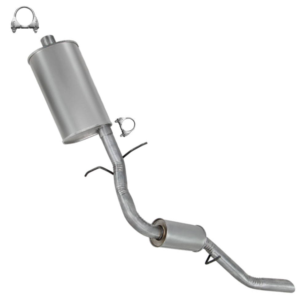 2014–2018 Chevy Silverado 1500 & GMC Sierra 1500 4.3L 5.3L Exhaust Muffler and Tail Pipe Kit