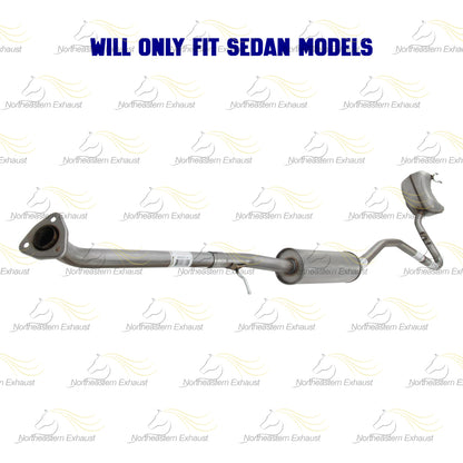 2016-2017 Honda Civic 2.0L Direct-Fit Exhaust Muffler Assembly Sedan