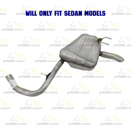 2016-2017 Honda Civic 2.0L Direct-Fit Exhaust Muffler Assembly Sedan