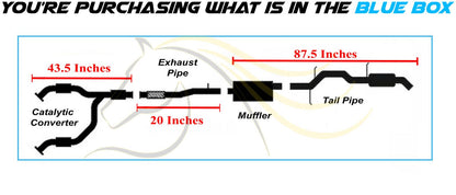 2009–2014 GMC Yukon 1500 5.3L Complete Exhaust System EPA Approved