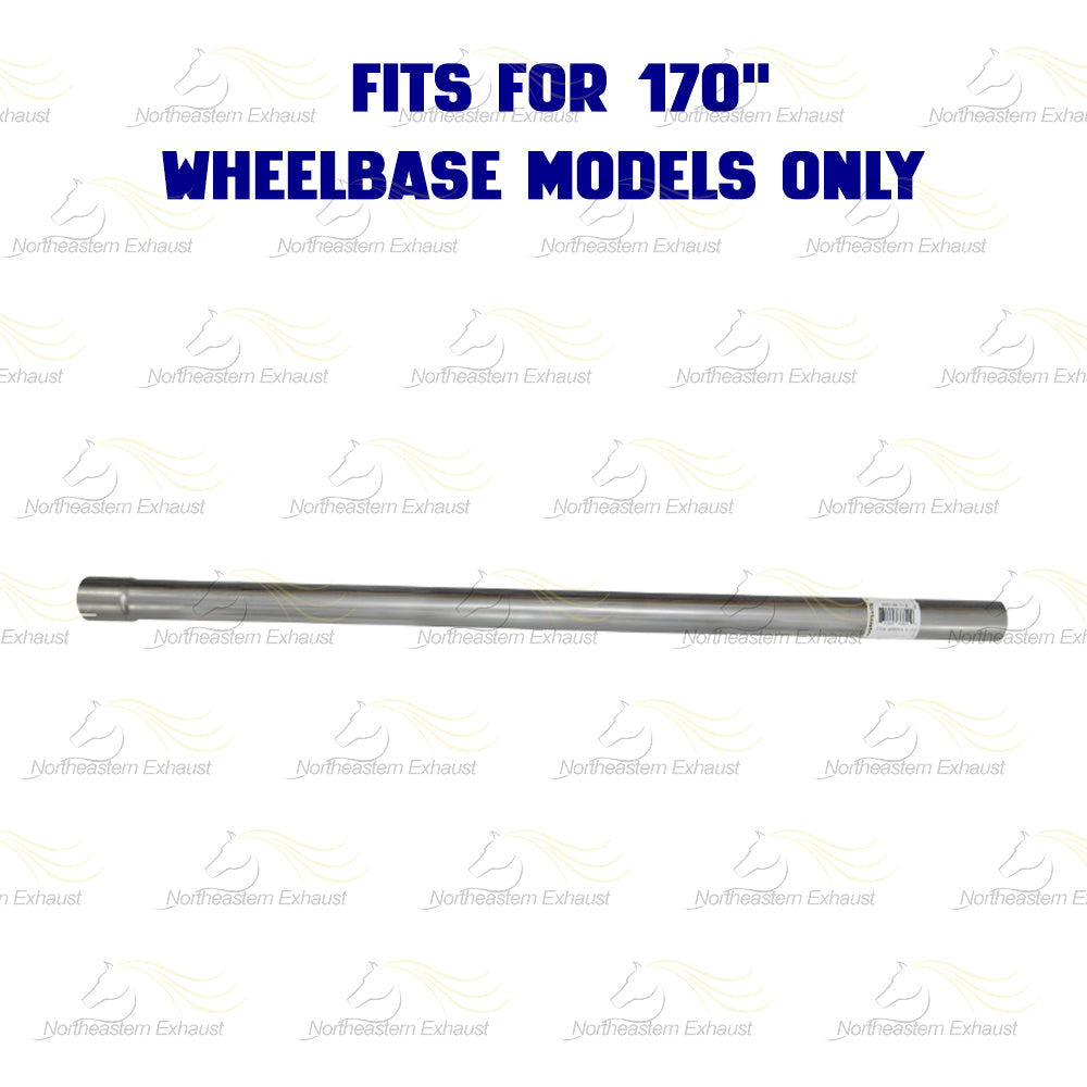 2007-2009 Dodge Sprinter 2500 3.0L Stainless Steel Exhaust Tail Pipe 170 WB"