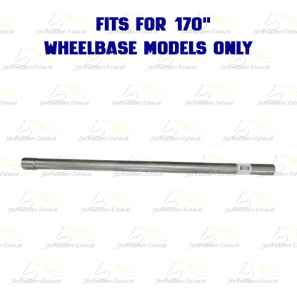 2007-2009 Dodge Sprinter 2500 3.0L Stainless Steel Exhaust Tail Pipe 170 WB"