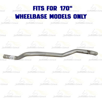 2007-2009 Dodge Sprinter 2500 3.0L Stainless Steel Exhaust Tail Pipe 170 WB"