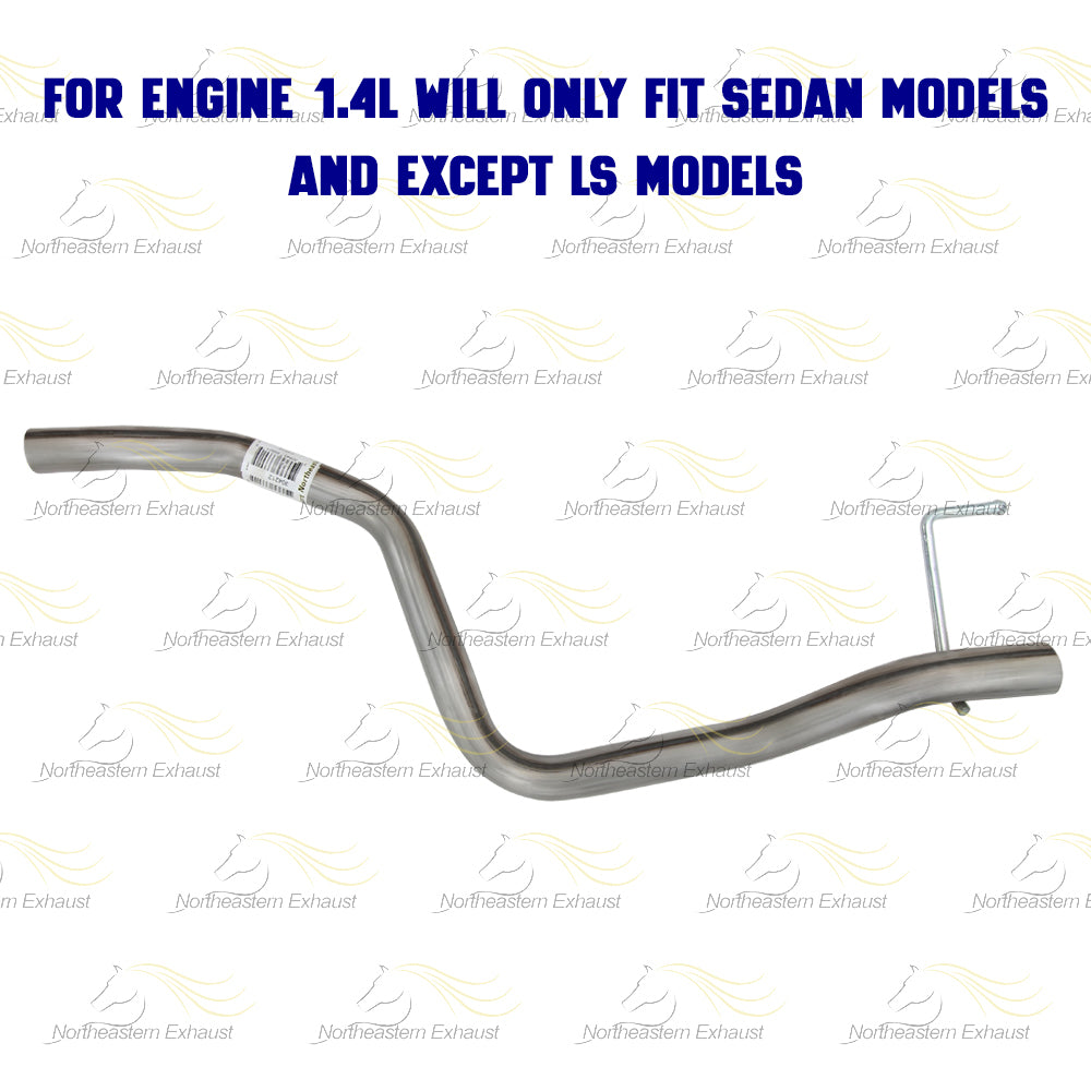 2012-2016 Chevy Sonic 1.4L & 1.8L Stainless Steel Intermediate Pipe