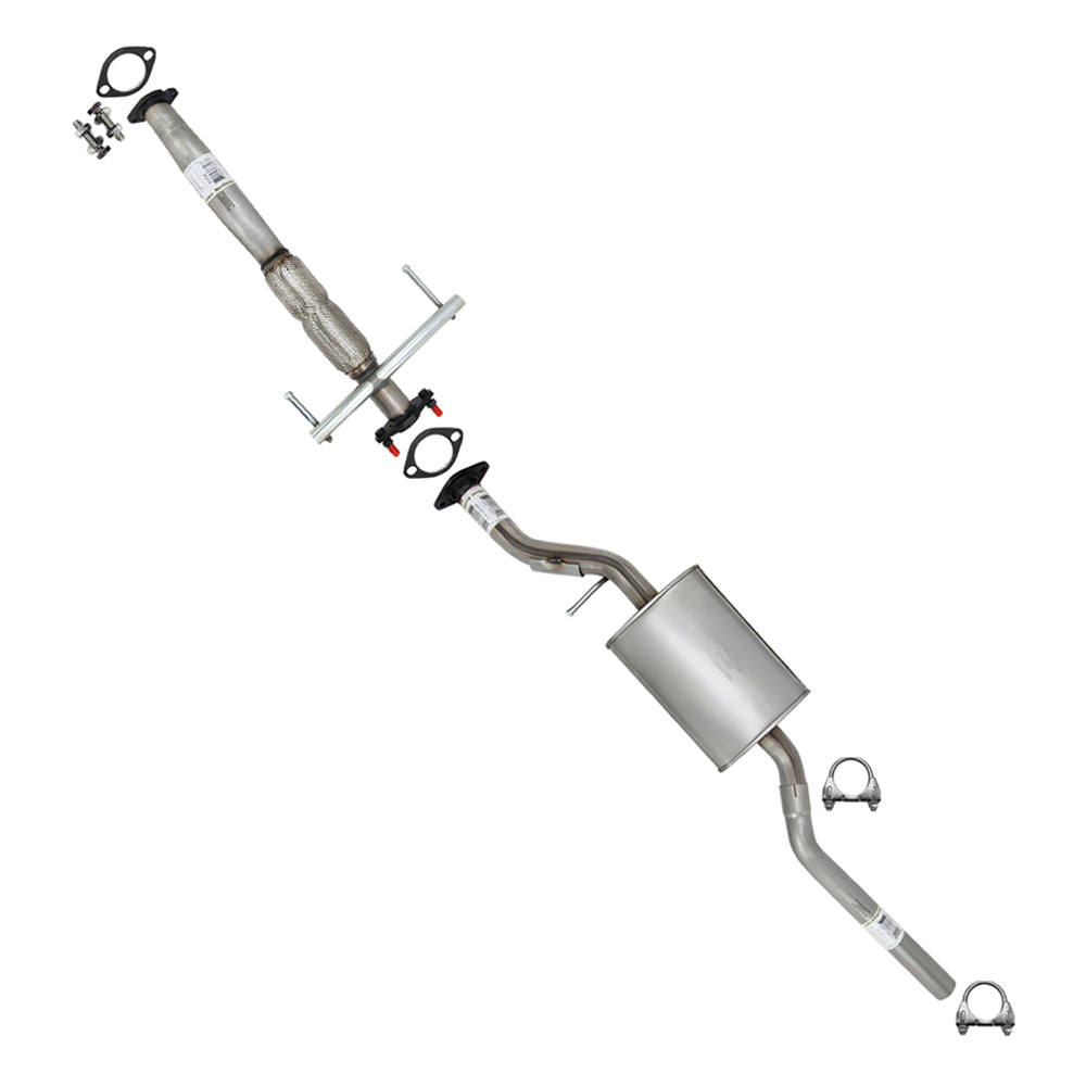 2007 CX-9 3.5L & 2008-2012 CX-9 3.7L Stainless Steel Flex Pipe Resonator Kit
