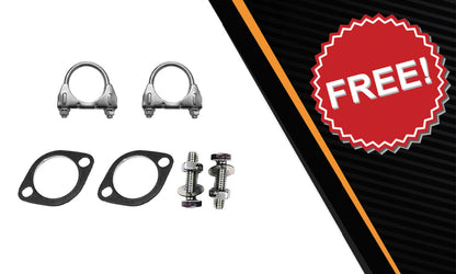 2007 CX-9 3.5L & 2008-2012 CX-9 3.7L Stainless Steel Flex Pipe Resonator Kit