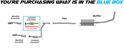 2005-2011 Toyota Tacoma 4.0L Rear Passenger Side Catalytic Converter | EPA Approved