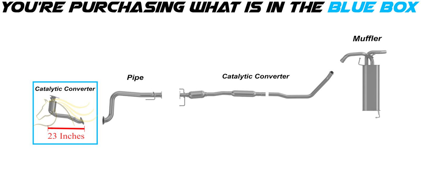 2007-2009 Suzuki SX4 2.0L Exhaust Front Catalytic Converter | EPA Approved