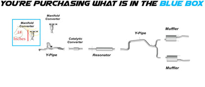 2012-2013 Chevy Impala 3.6L Exhaust Driver Side Catalytic Converter | EPA Approved