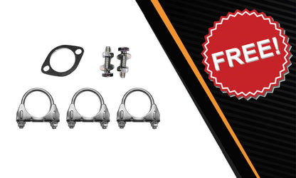 2011-2015 Chevy Cruze 1.4L & 1.8L Stainless Steel Resonator Muffler Exhaust Kit