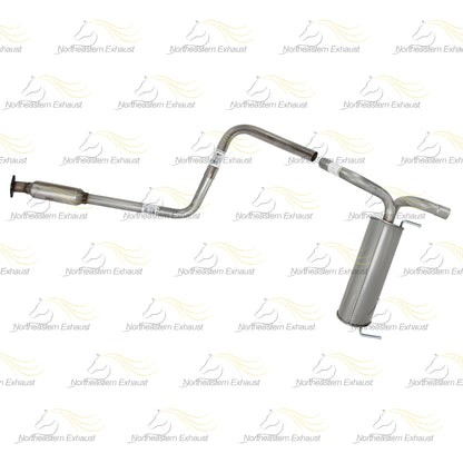 2016 Chevy Cruze Limited & 2011-2015 Cruze 1.4L EPA Approved Rear Catalytic Resonator Muffler Kit
