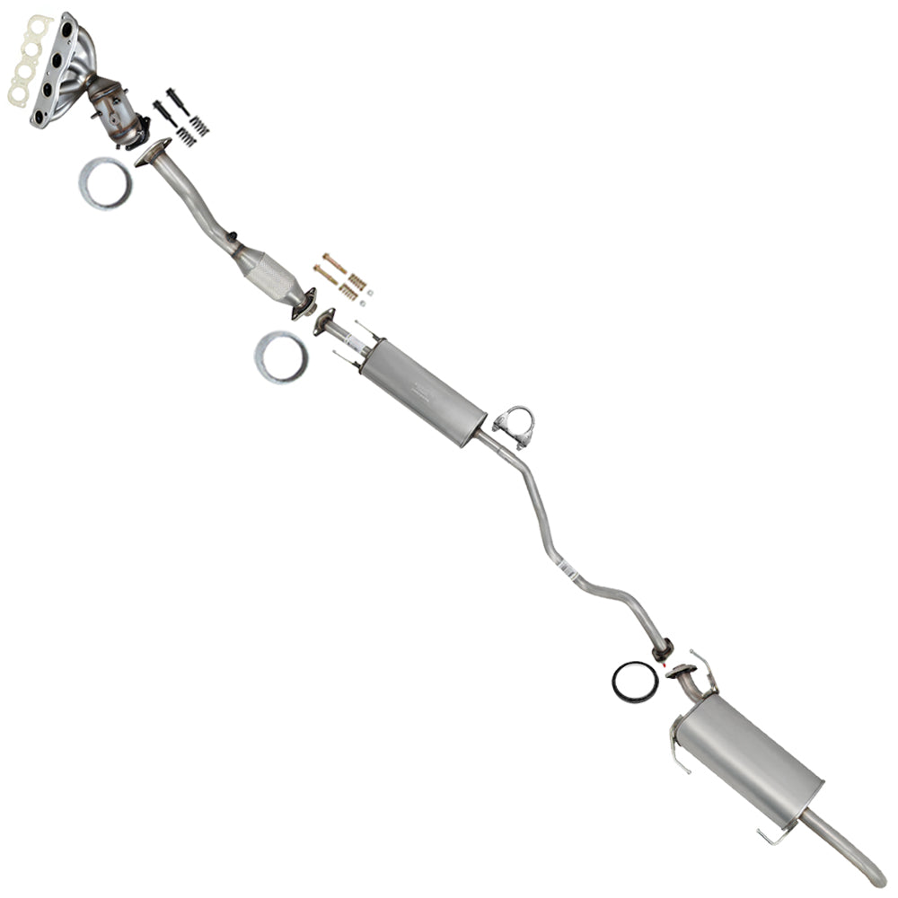 2013-2019 Nissan Sentra 1.8L EPA Approved Complete Exhaust System Kit Direct Fit