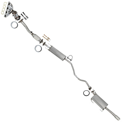 2013-2019 Nissan Sentra 1.8L EPA Approved Complete Exhaust System Kit Direct Fit