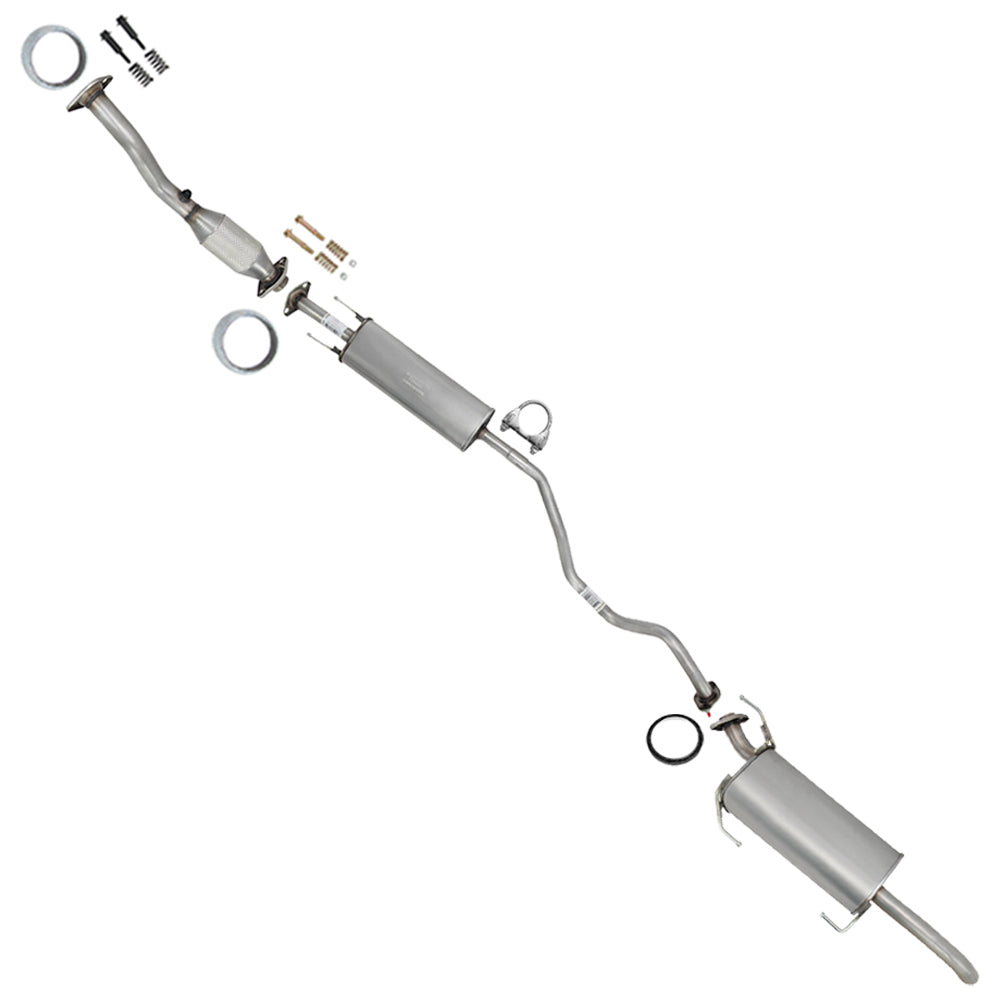 2013-2019 Nissan Sentra 1.8L EPA Approved Rear Catalytic, Resonator & Muffler Exhaust Kit