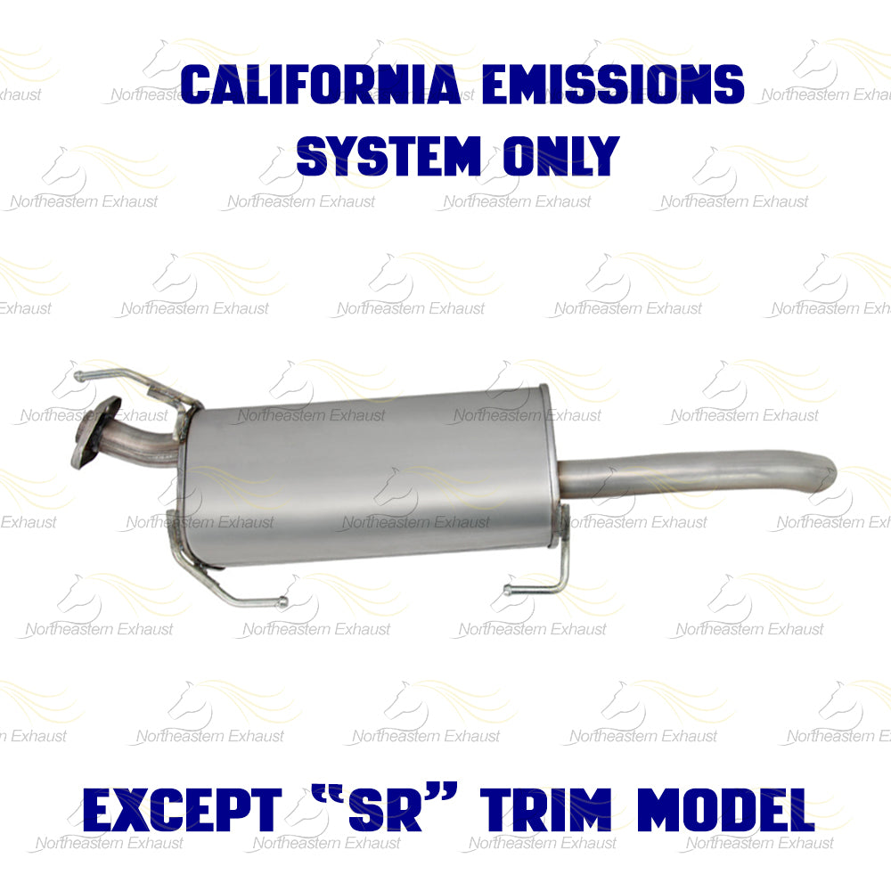 2013-2019 Nissan Sentra 1.8L EPA Approved Rear Catalytic, Resonator & Muffler Exhaust Kit