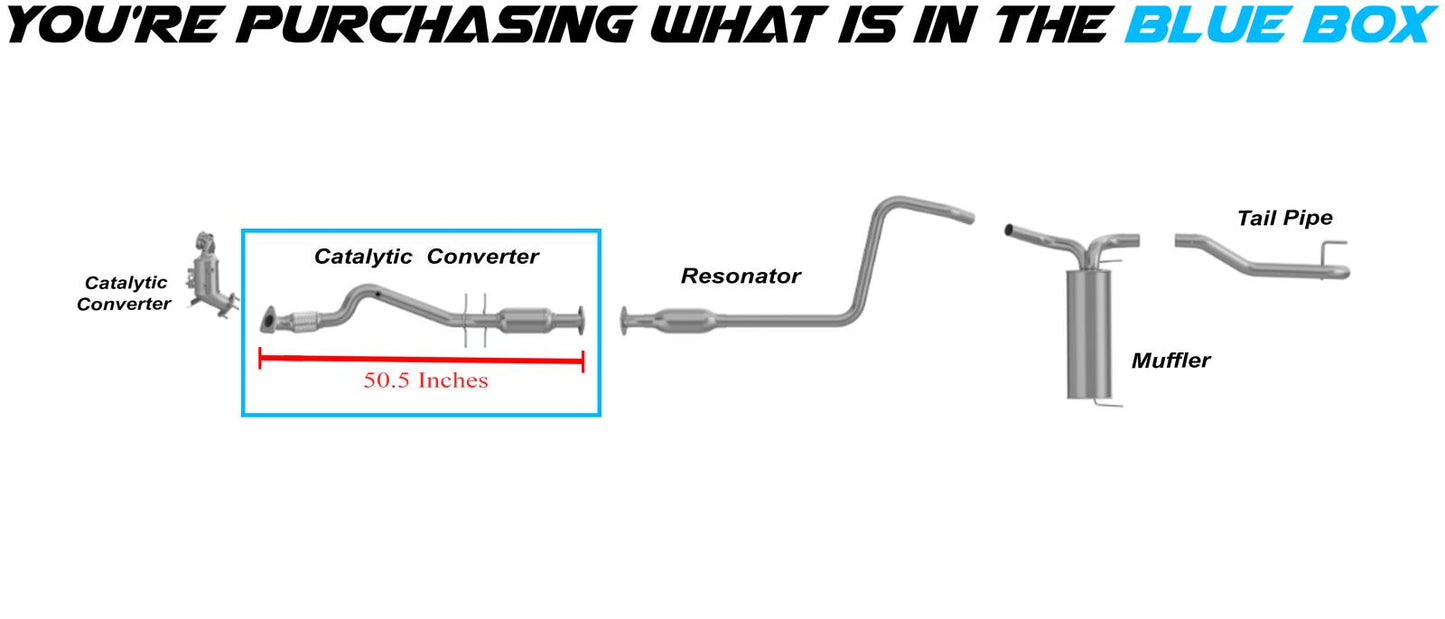2011-2015 Chevy Cruze | 2016 Chevy Cruze Limited 1.4L EPA Approved Rear Catalytic Converter