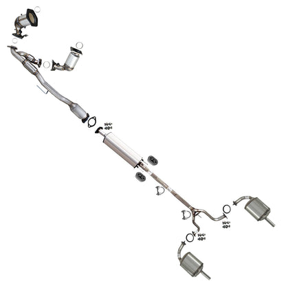 2007-2009 Nissan Altima 3.5L SEDAN Complete Exhaust System Kit with Catalytic | EPA Approved