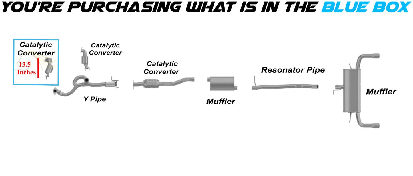 2010-2011 GMC Terrain 3.0L Exhaust Driver Side Catalytic Converter | EPA Approved