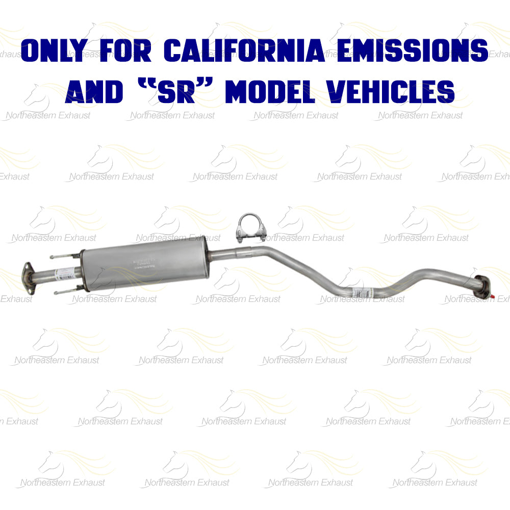 2013-2019 Nissan Sentra 1.8L EPA-Approved Rear Catalytic Resonator & Muffler Kit