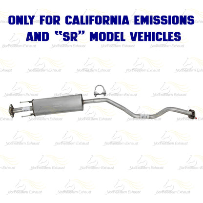 2013-2019 Nissan Sentra 1.8L EPA-Approved Rear Catalytic Resonator & Muffler Kit