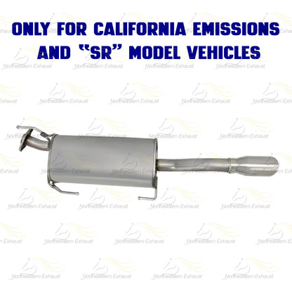 2013-2019 Nissan Sentra 1.8L EPA-Approved Rear Catalytic Resonator & Muffler Kit
