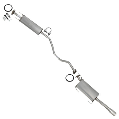 2013-2019 Nissan Sentra 1.8L Stainless Steel Resonator and Muffler Exhaust Kit