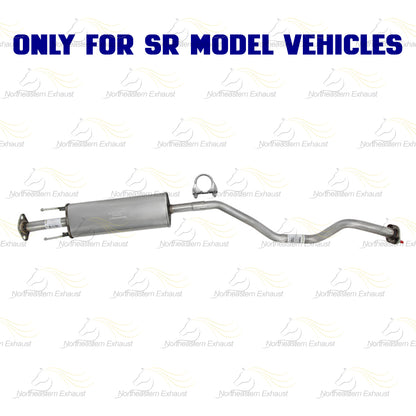 2013-2019 Nissan Sentra 1.8L Stainless Steel Resonator and Muffler Exhaust Kit