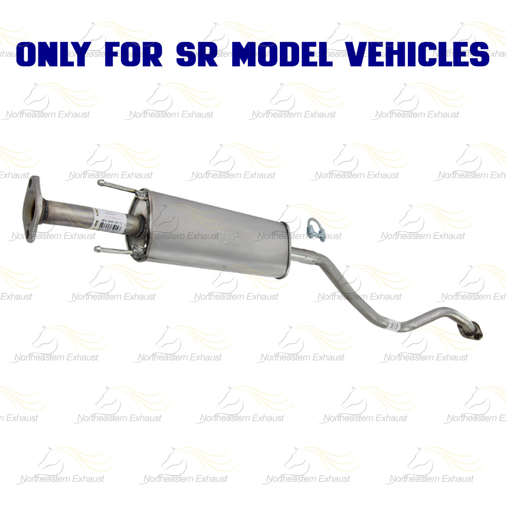 2013-2019 Nissan Sentra 1.8L Stainless Steel Resonator and Muffler Exhaust Kit
