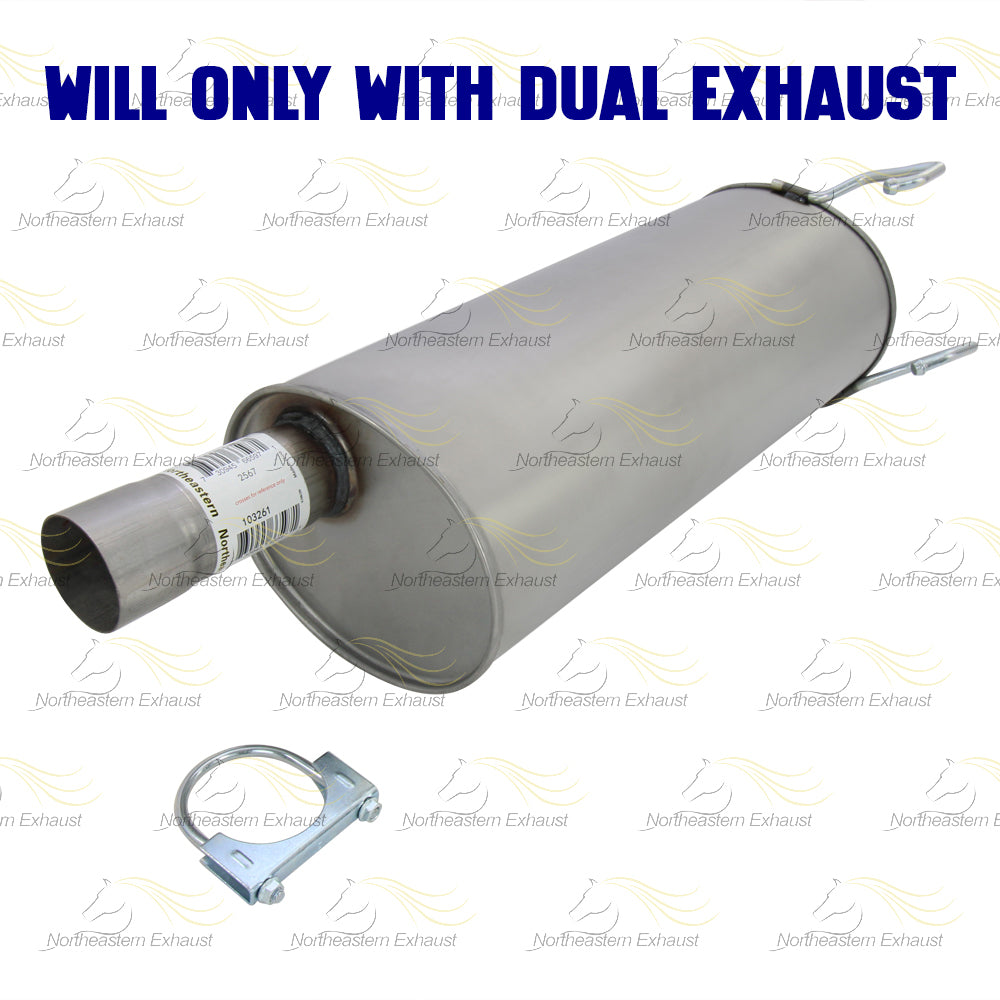2009-2010 Dodge Ram 1500 5.7L Stainless Steel Direct-Fit Exhaust Muffler