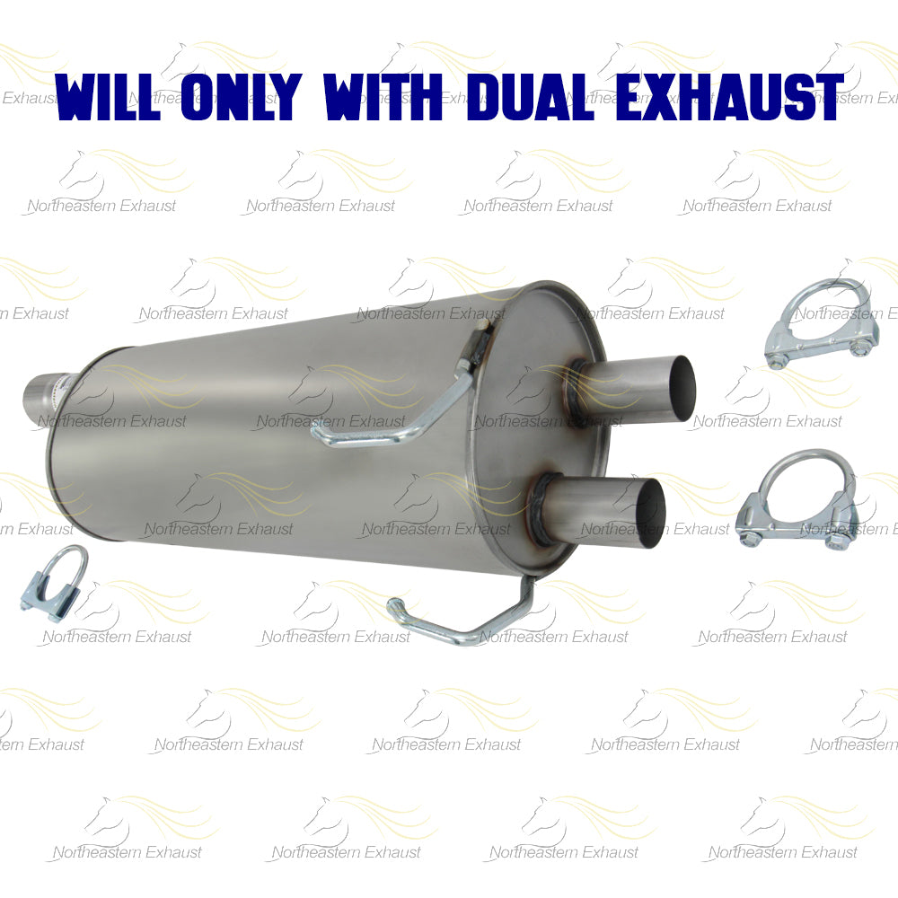 2011-2018 RAM 1500 5.7L Stainless Steel Direct-Fit Exhaust Muffler