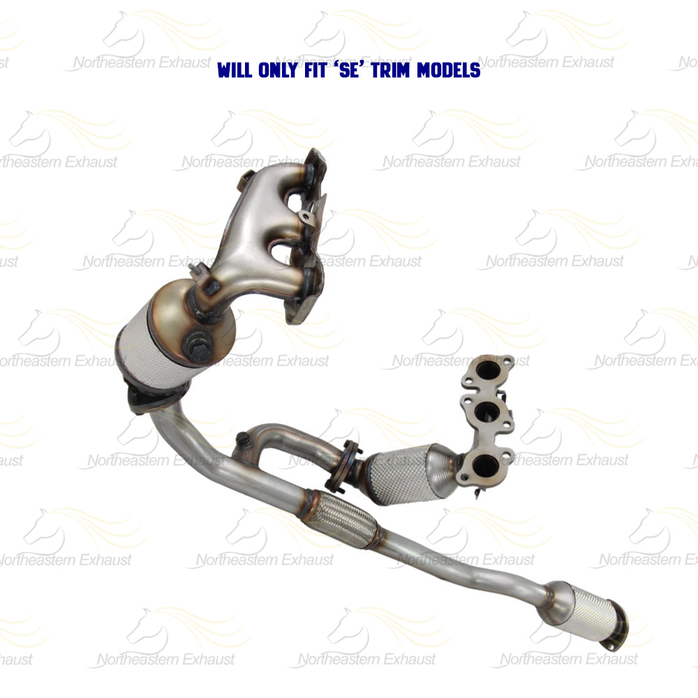 2004-2006 Toyota Camry 3.3L SE Passenger & Driver-side Exhaust EPA Manifold Rear Catalytic