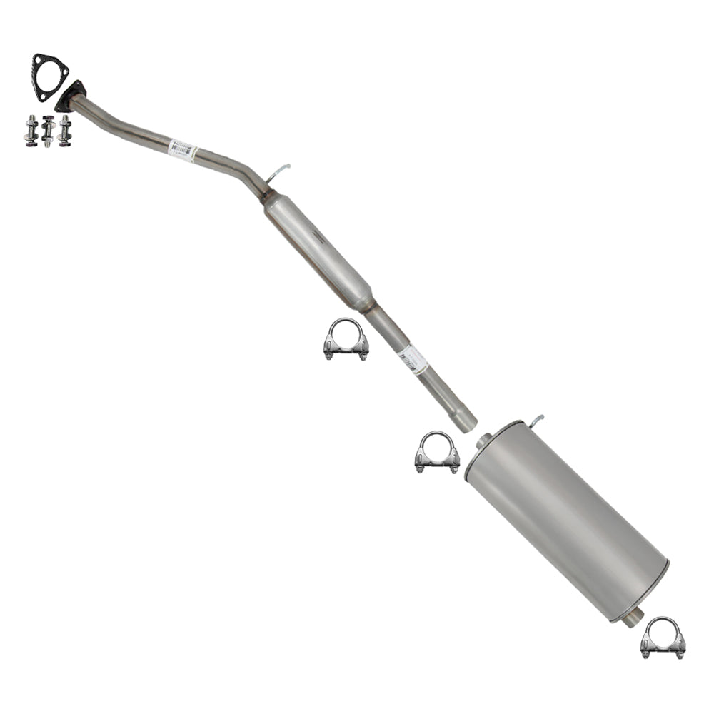 2011-2017 Honda Odyssey 3.5L Stainless Steel Resonator Muffler Exhaust Kit
