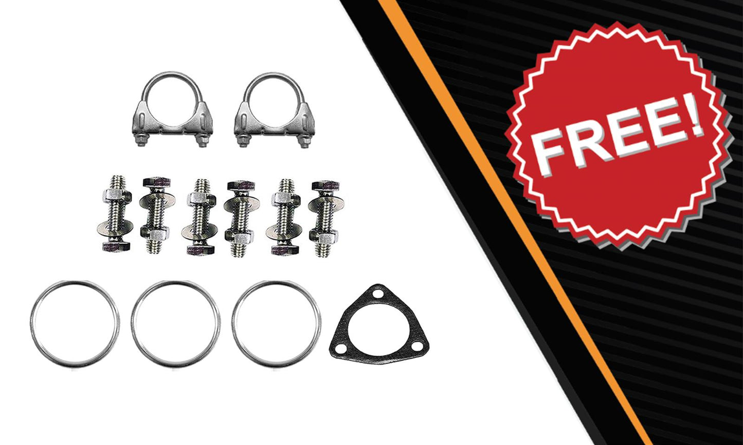 2014 Honda Odyssey 3.5L Front Y-Pipe Rear Catalytic Resonator Exhaust Kit | EPA Approved