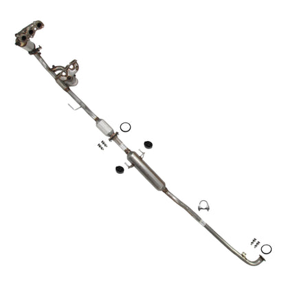 2004-2006 Toyota Camry 3.3L SE Dual Exhaust EPA Manifold Rear Catalytic Resonator Pipe
