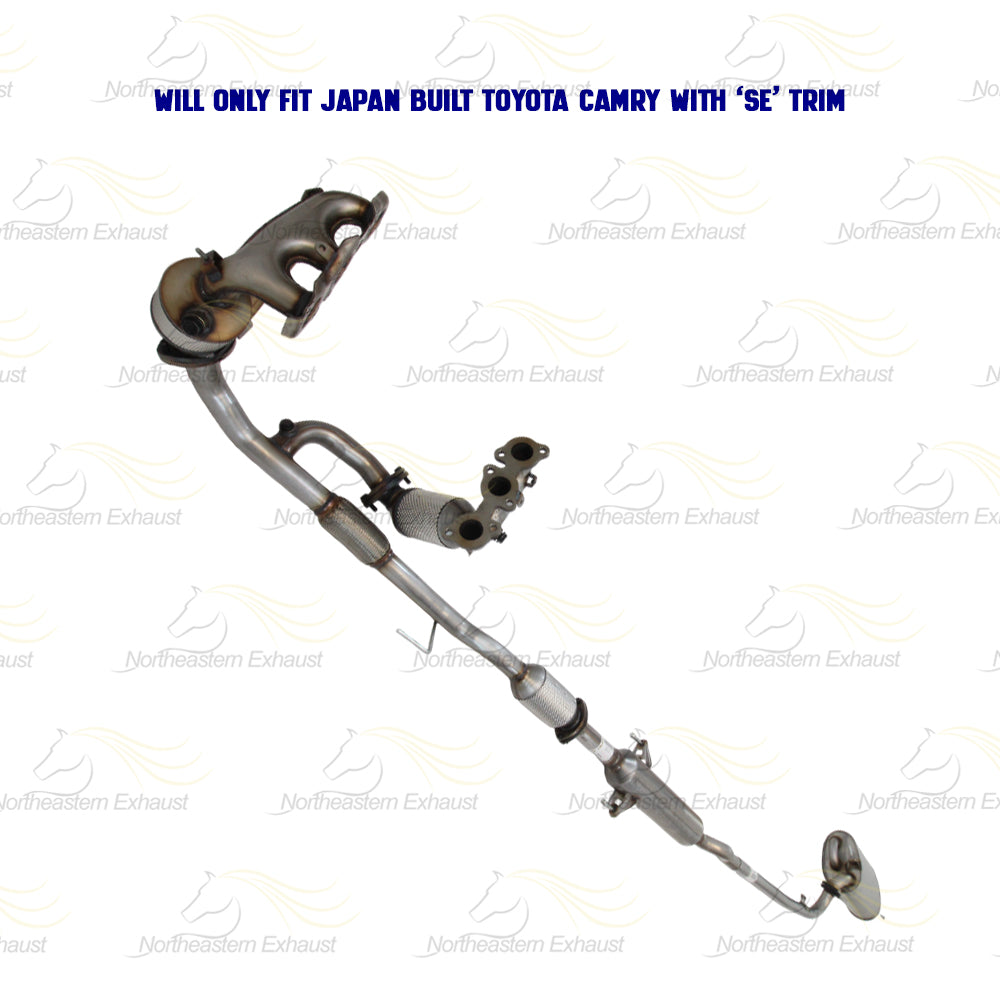 2004-2006 Toyota Camry 3.3L SE Complete Exhaust System with EPA Catalytic Converters | Japan Built models