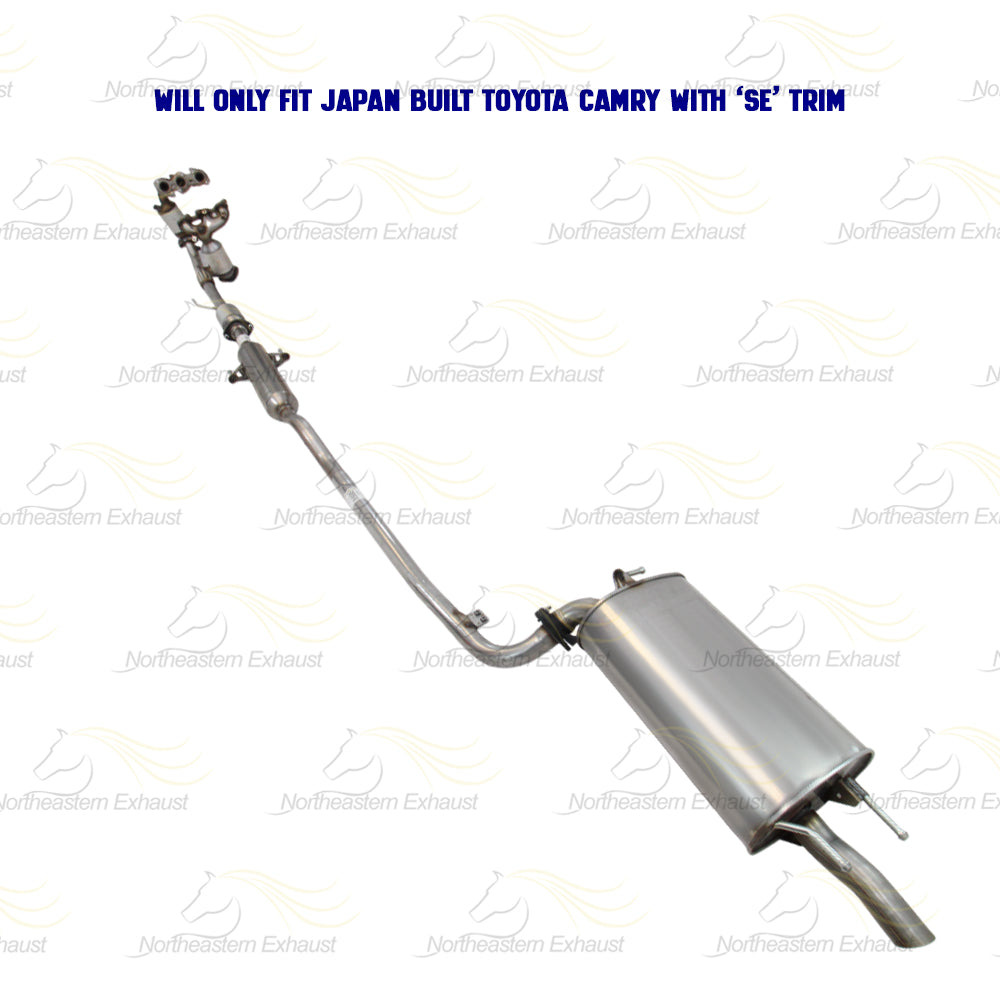 2004-2006 Toyota Camry 3.3L SE Complete Exhaust System with EPA Catalytic Converters | Japan Built models