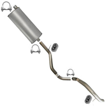 2006-2010 Jeep Commander Stainless Steel Muffler and Tail Pipe Exhaust Kit