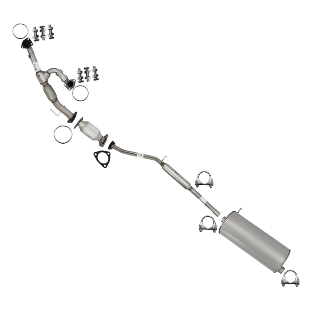 2014 Honda Odyssey 3.5L Rear Catalytic Resonator Pipe Muffler Exhaust Kit | EPA Approved