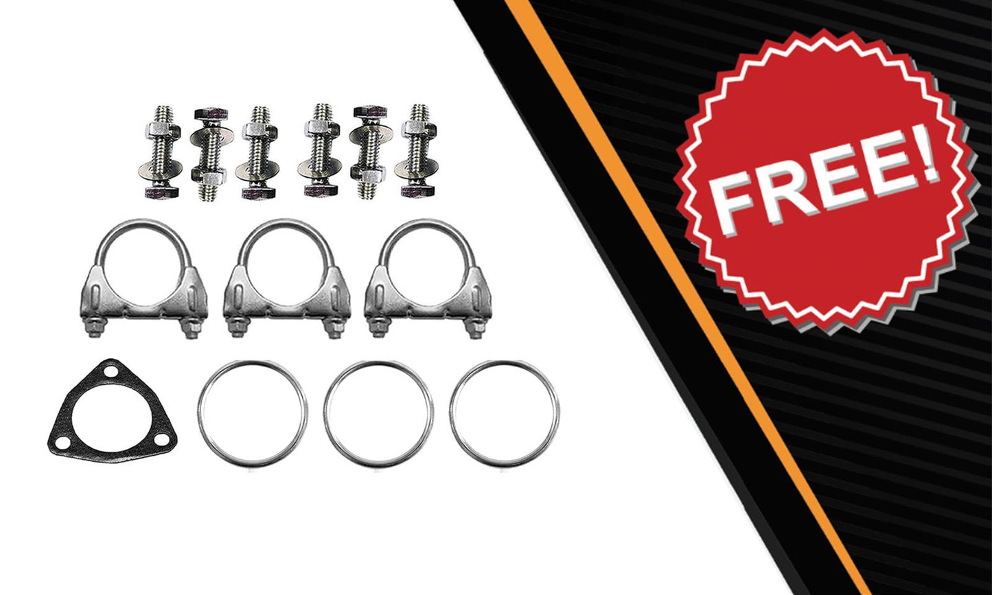 2014 Honda Odyssey 3.5L Rear Catalytic Resonator Pipe Muffler Exhaust Kit | EPA Approved