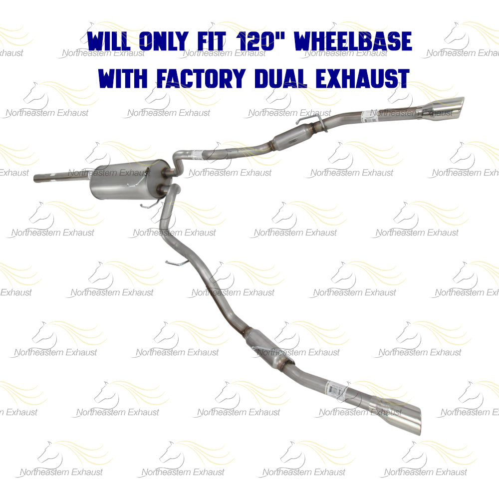 2011-2018 RAM 1500 5.7L Stainless Steel Cat Back Exhaust Kit w/ Tips