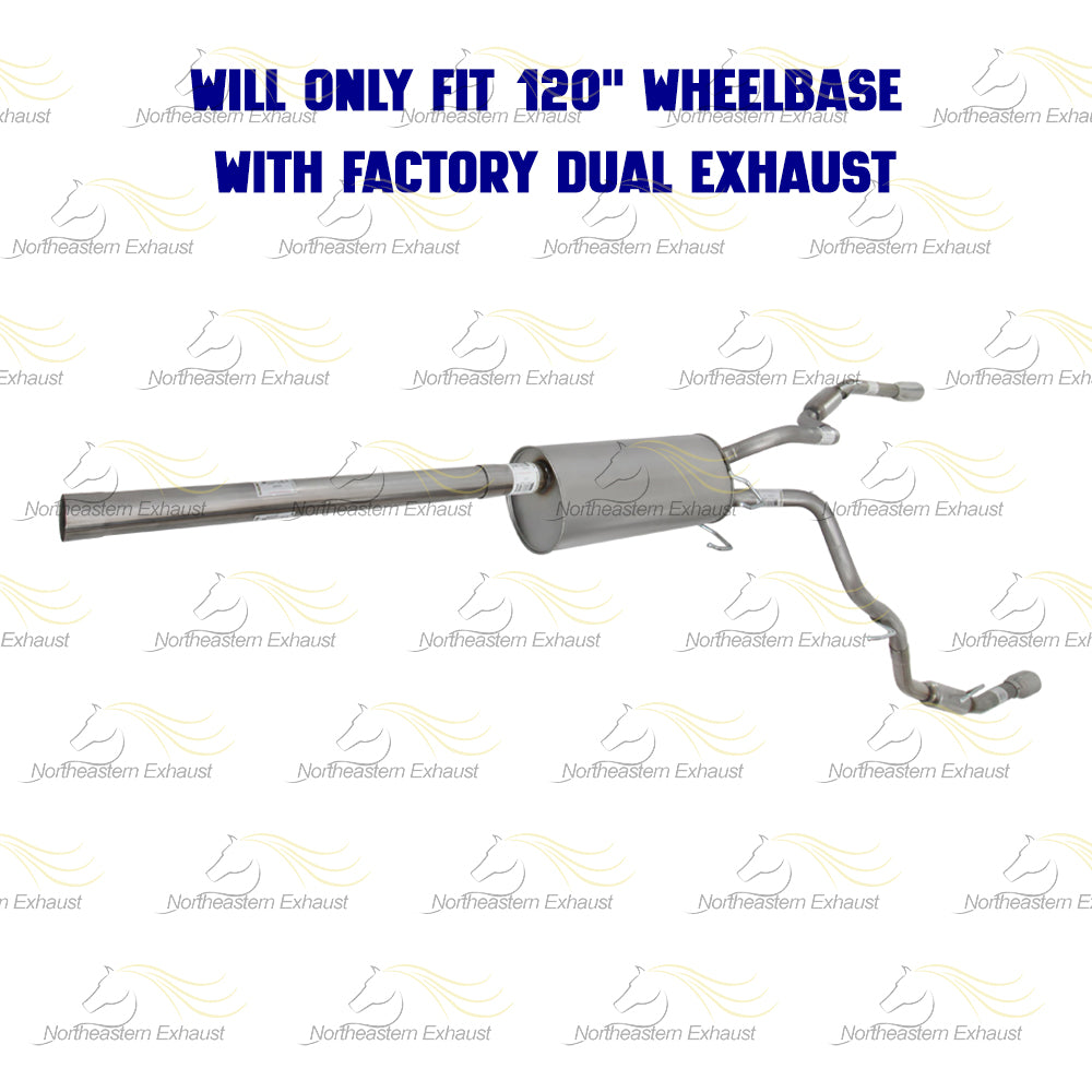 2011-2018 RAM 1500 5.7L Stainless Steel Cat Back Exhaust Kit w/ Tips