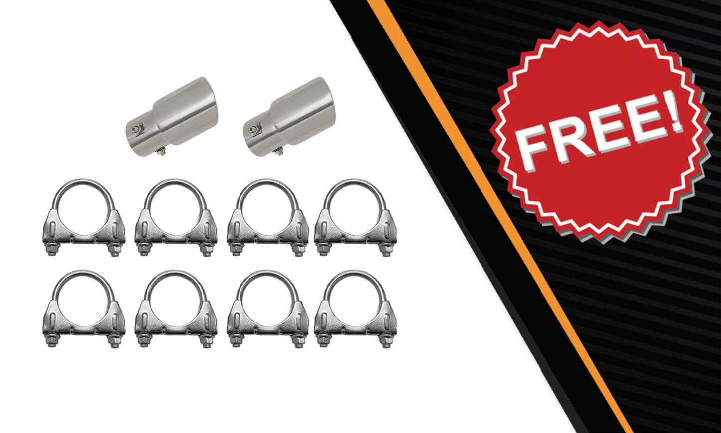 2011-2018 RAM 1500 5.7L Stainless Steel Cat Back Exhaust Kit w/ Tips