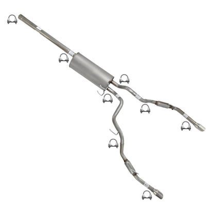 2009-2010 Dodge RAM 1500 5.7L Stainless Steel Cat Back Exhaust Kit w/ Tips