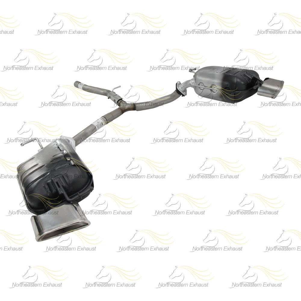 Exhaust Y Pipe Pair of Muffler Kit for 2007 Mazda CX-9 3.5L | 2008-2012 Mazda CX-9 3.7L