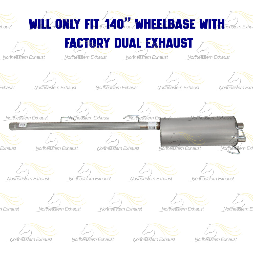 2011-2018 RAM 1500 5.7L 140" WB Stainless Steel Front Pipe Muffler Exhaust Kit