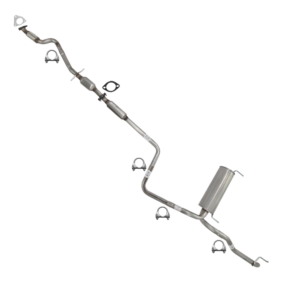 2011–2015 Chevy Cruze 1.4L Rear Catalytic Resonator Muffler Tail Pipe Kit | EPA Approved
